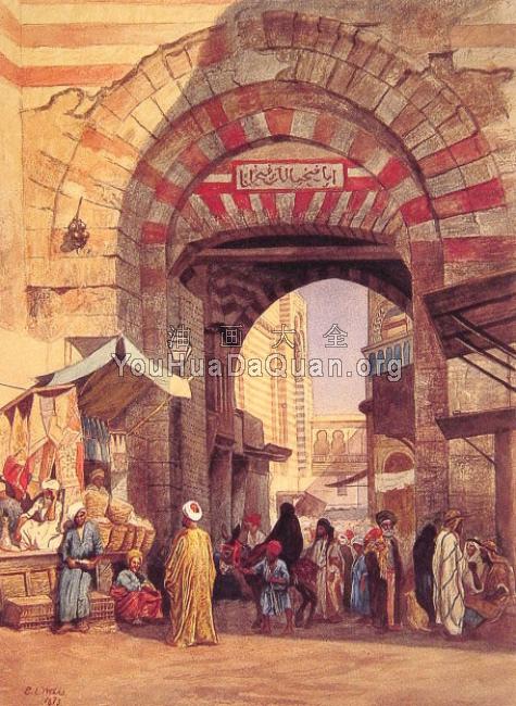 The Moorish Bazaar - 埃德温·罗德·威克斯